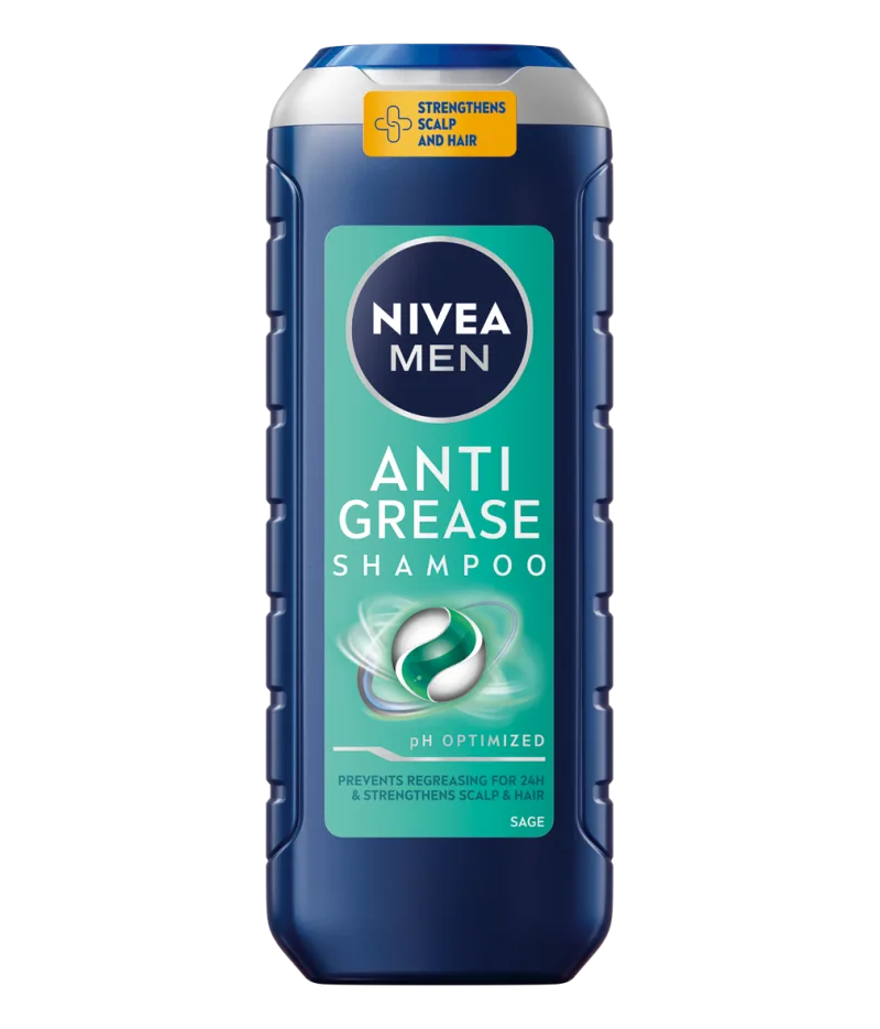 Sampon pentru barbati cu extract de salvie Anti Grease, 500ml, Nivea — preț și oferte