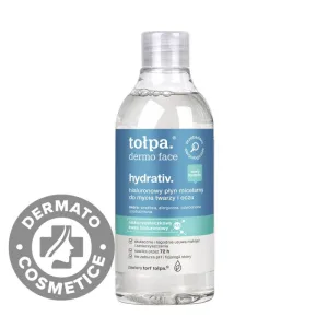 Apa micelara cu acid hialuronic pentru ten deshidratat Dermo Face Hydrativ, 400ml, Tolpa