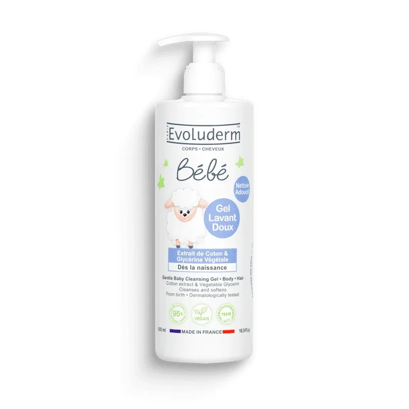 Gel de curatare corp si par pentru bebelusi, 500ml, Evoluderm — preț și oferte