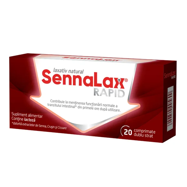 Sennalax rapid, Biofarm | 20 comprimate dublu strat — preț și oferte