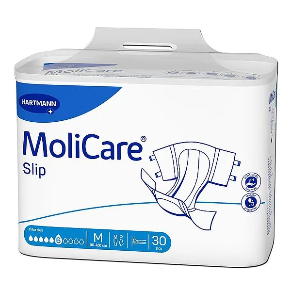 Scutece incontinenta severa adulti MoliCare Slip Extra Plus, marime M, Hartmann | 30 bucati — preț și oferte