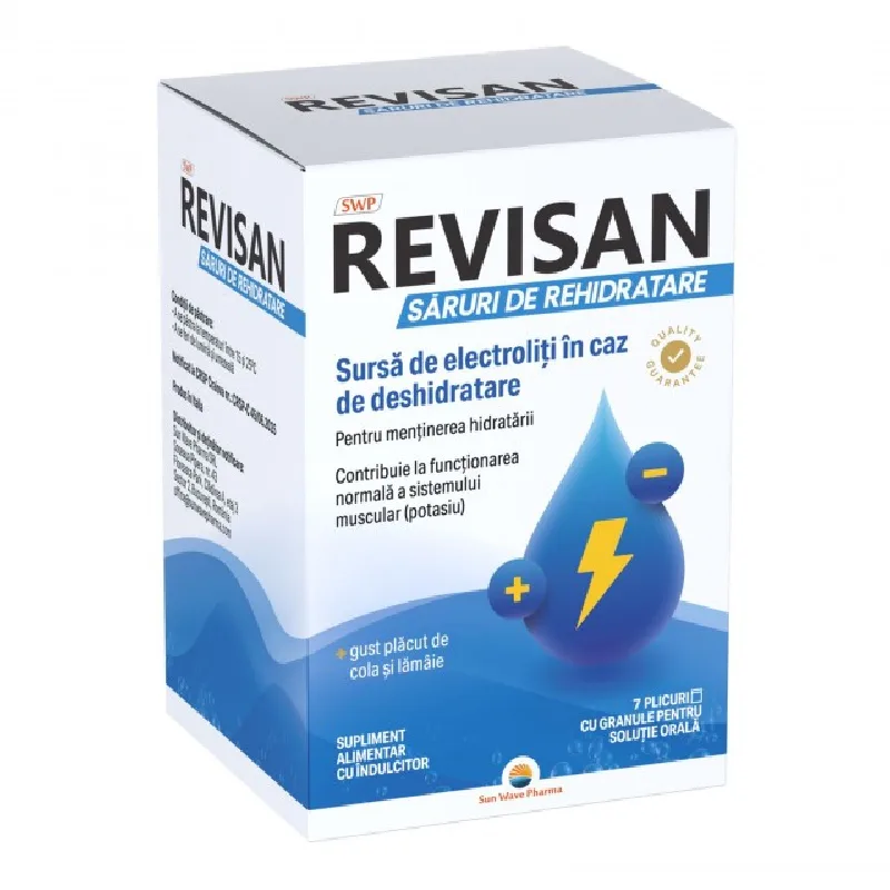 Saruri de rehidratare Revisan, 7 plicuri, Sun Wave Pharma — preț și oferte
