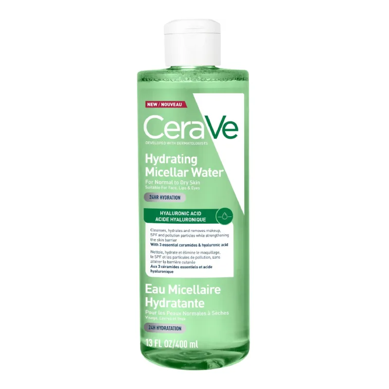 Apa micelara hidratanta pentru ten normal si uscat, 400 ml, CeraVe — preț și oferte