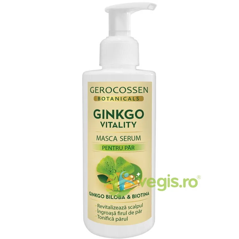 Botanicals Gingko Vitality Masca Serum pentru Par cu Ginkgo Biloba si Biotina 200ml GEROCOSSEN — preț și oferte