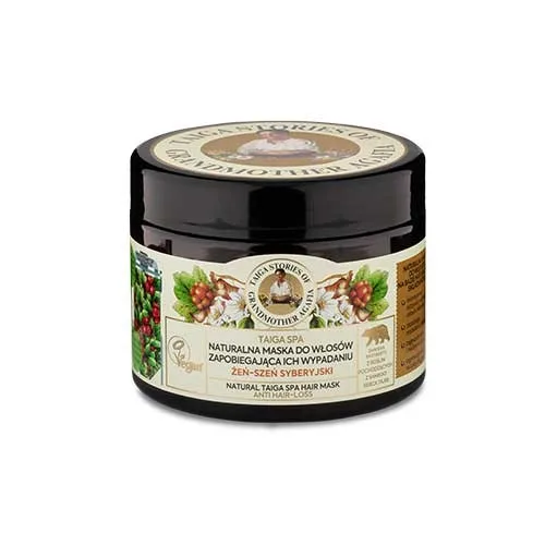 Masca de par cu Ginseng Siberian, 300ml, Bunica Agafia — preț și oferte