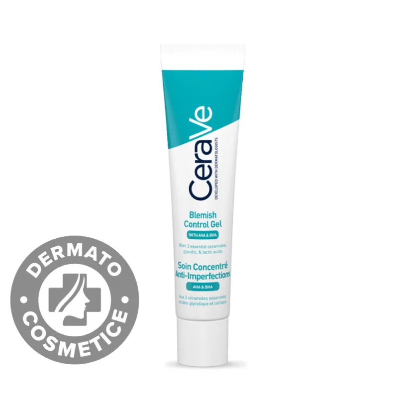 Gel anti-imperfectiuni ten cu tendinta acneica cu AHA si BHA, 40ml, CeraVe — preț și oferte