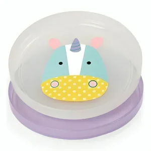 Set farfurii anti-alunecare Unicorn, 2 bucati, Skip Hop