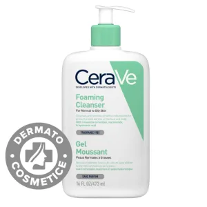 Gel de curatare spumant piele normala-grasa, 473ml, CeraVe