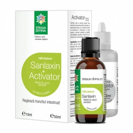 Pachet Sanlaxin 10ml + Activator 50ml, Steaua Divina — preț și oferte