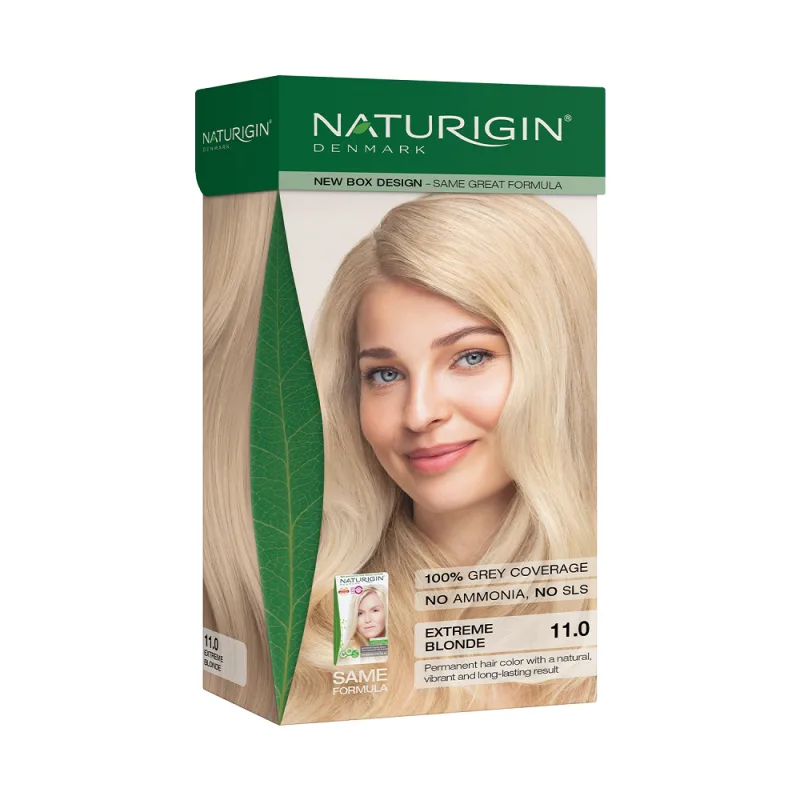 Vopsea de par Extreme Blonde 11.0, 115ml, Naturigin — preț și oferte