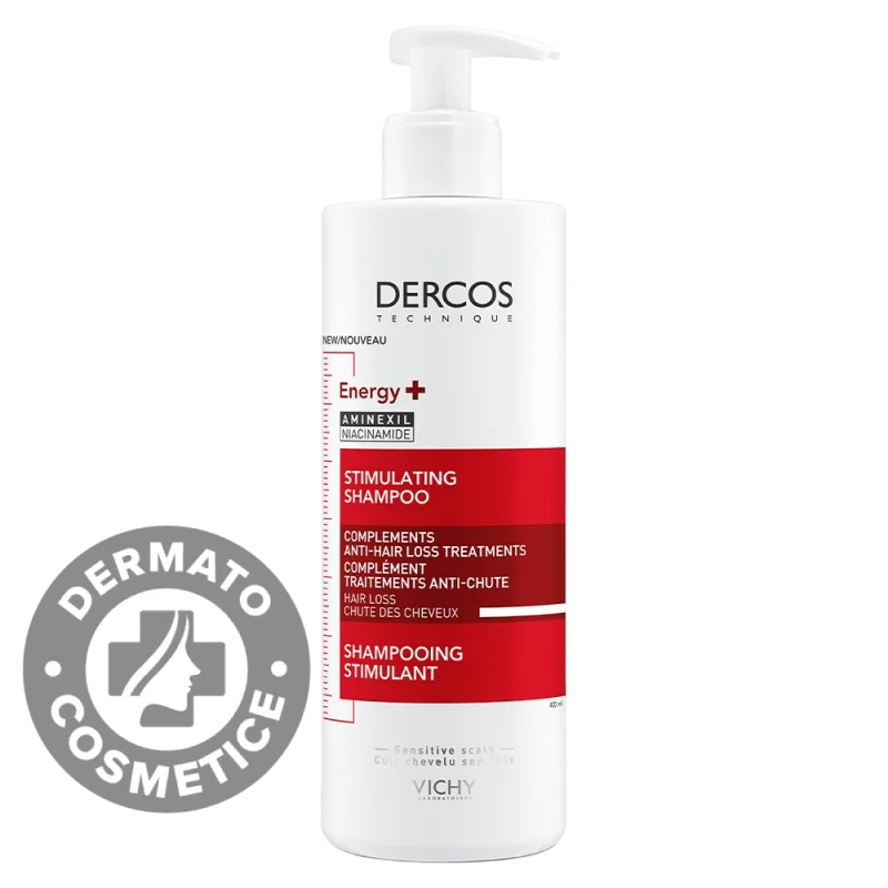 Sampon energizant impotriva caderii parului Energy+ Dercos, 400ml, Vichy — preț și oferte
