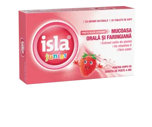 Isla junior aroma de capsuni, 20 tablete, Engelhard Arzneimittel