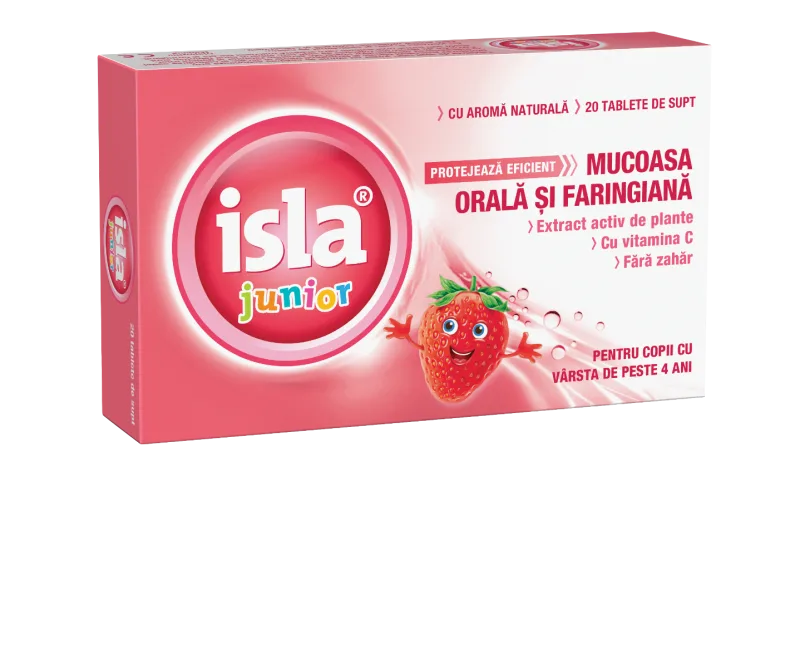 Isla junior aroma de capsuni, 20 tablete, Engelhard Arzneimittel — preț și oferte