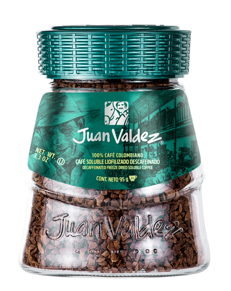 Cafea solubila liofilizata Decaf, 95g, Juan Valdez — preț și oferte