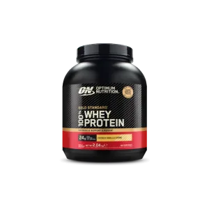 Pudra proteica proteine din zer 100% whey gold standard Crema vanilie, 2.04kg, Optimum Nutrition