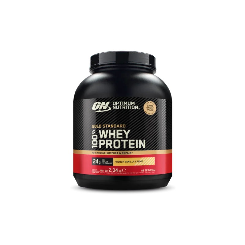 Pudra proteica proteine din zer 100% whey gold standard Crema vanilie, 2.04kg, Optimum Nutrition — preț și oferte
