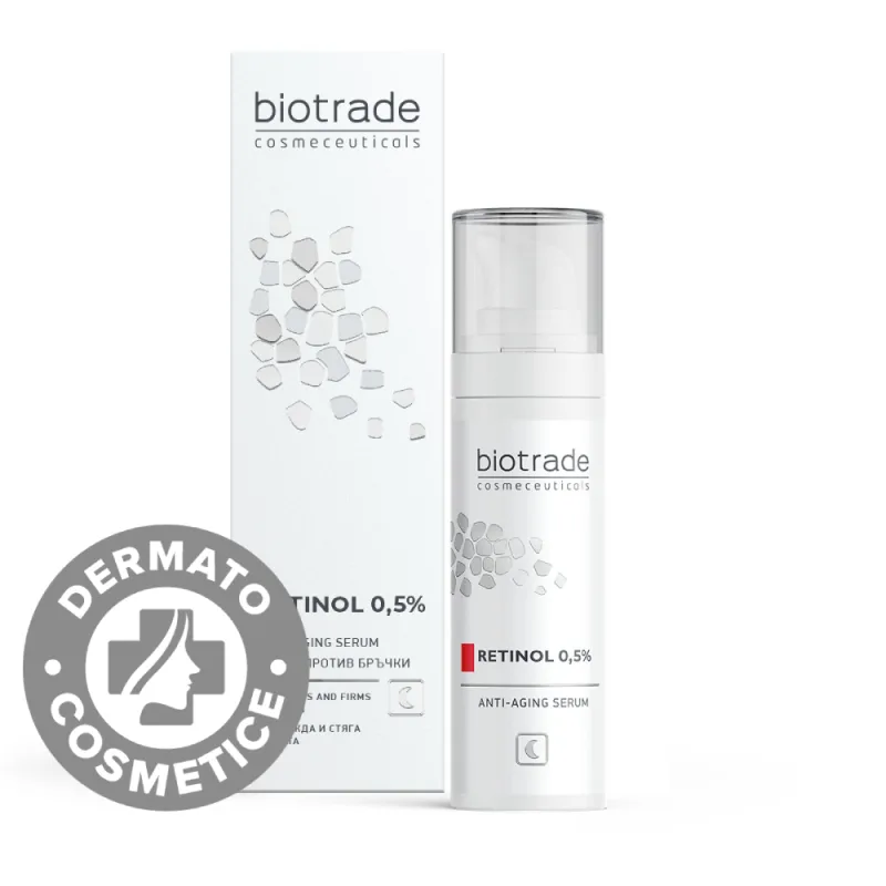 Ser anti-aging Retinol 0.5%, 30ml, Biotrade — preț și oferte