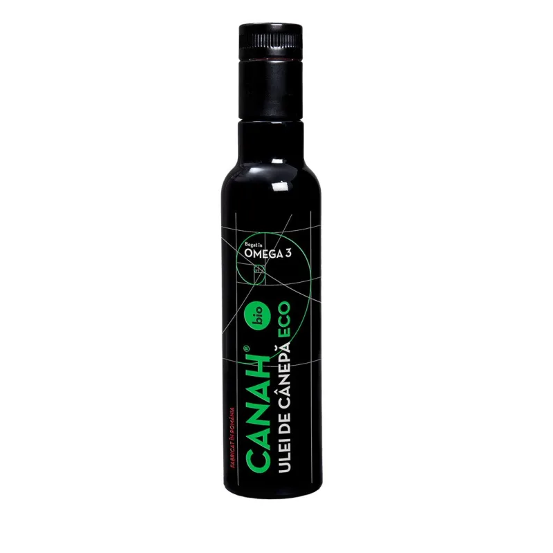 Ulei de canepa ECO, 250ml, Canah — preț și oferte