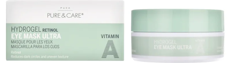 Plasturi hidrogel cu retinol pentru ochi, 30 bucati, Puca Pure&Care — preț și oferte