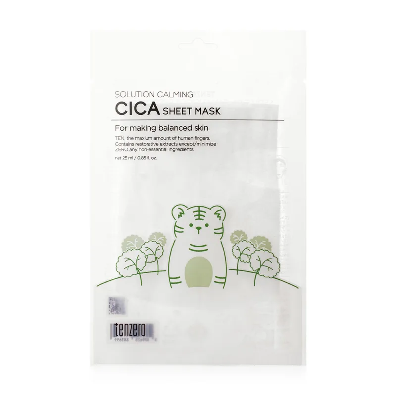 Masca servetel pentru ten Solution Calming Cica, 25ml, Tenzero — preț și oferte