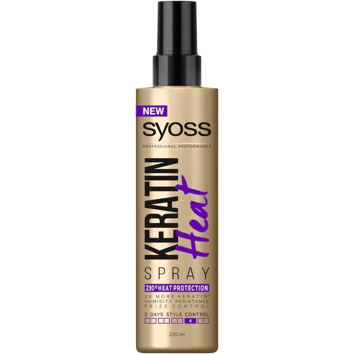 Spray protectie termica Keratin, 200ml, Syoss — preț și oferte