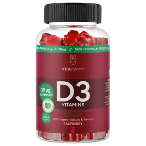 Vitamina D3 ursuleti gumati vegani, 60 jeleuri, Vitayummy