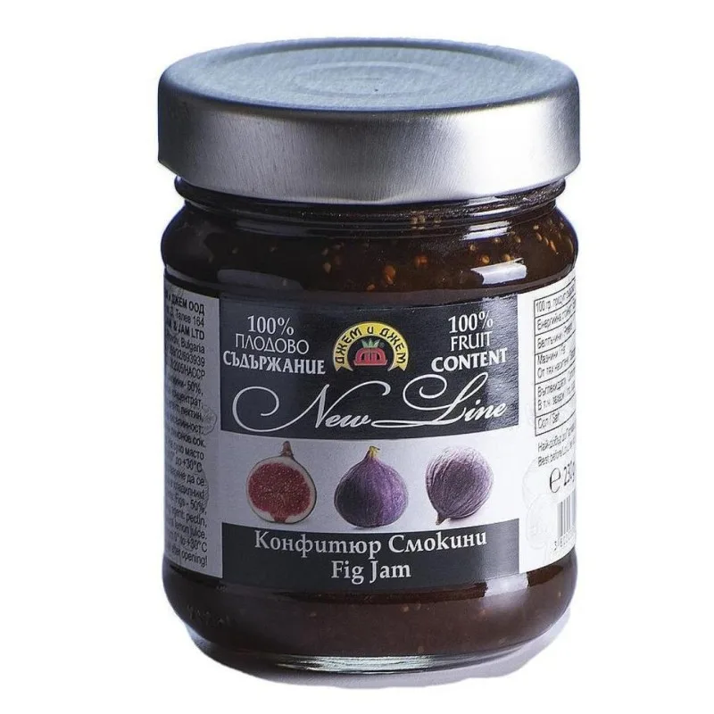 Gem de smochine fara zahar, 230g, Jam&Jam — preț și oferte