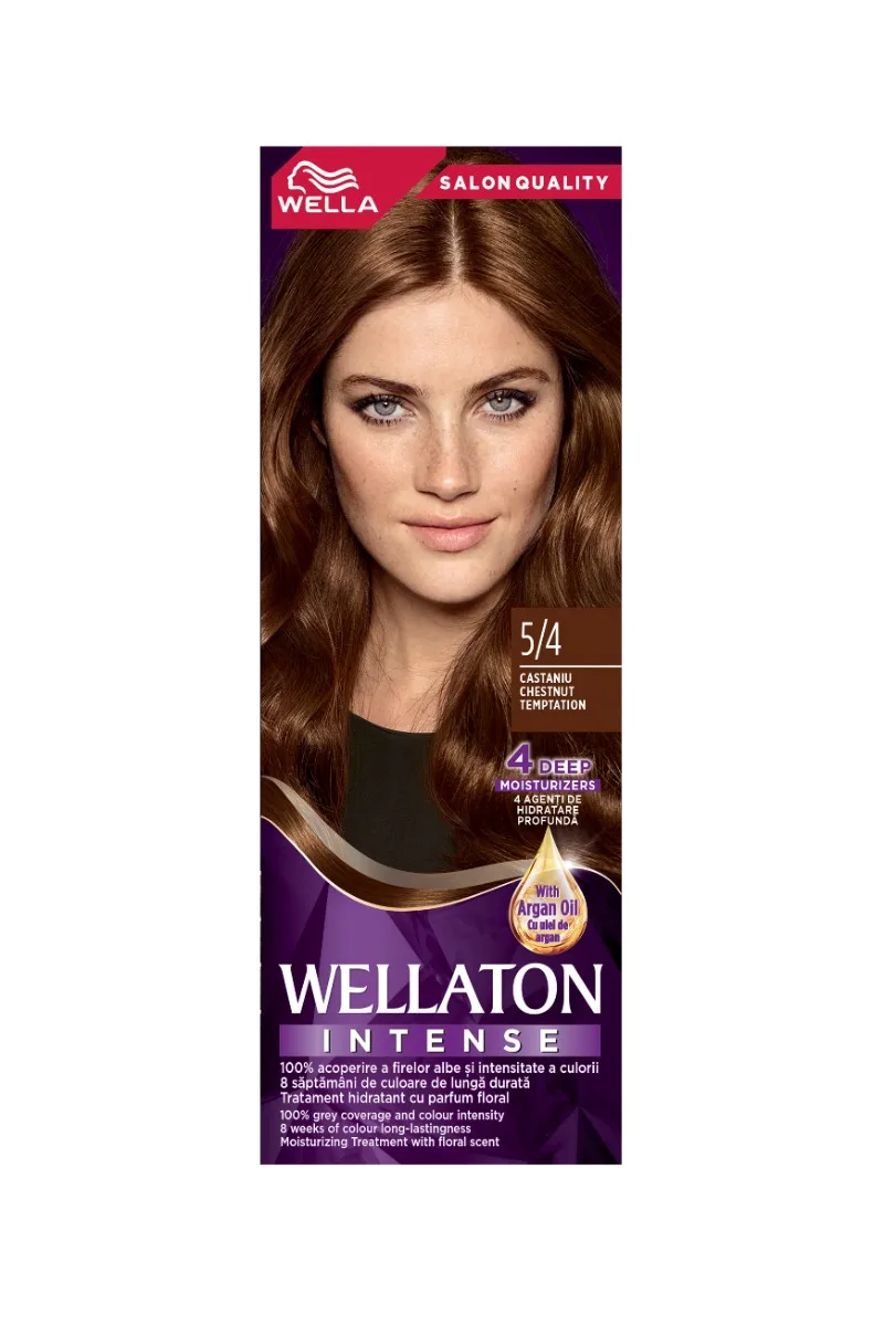 Vopsea de par permanenta Castaniu 5.4 Wellaton, 110ml, Wella — preț și oferte