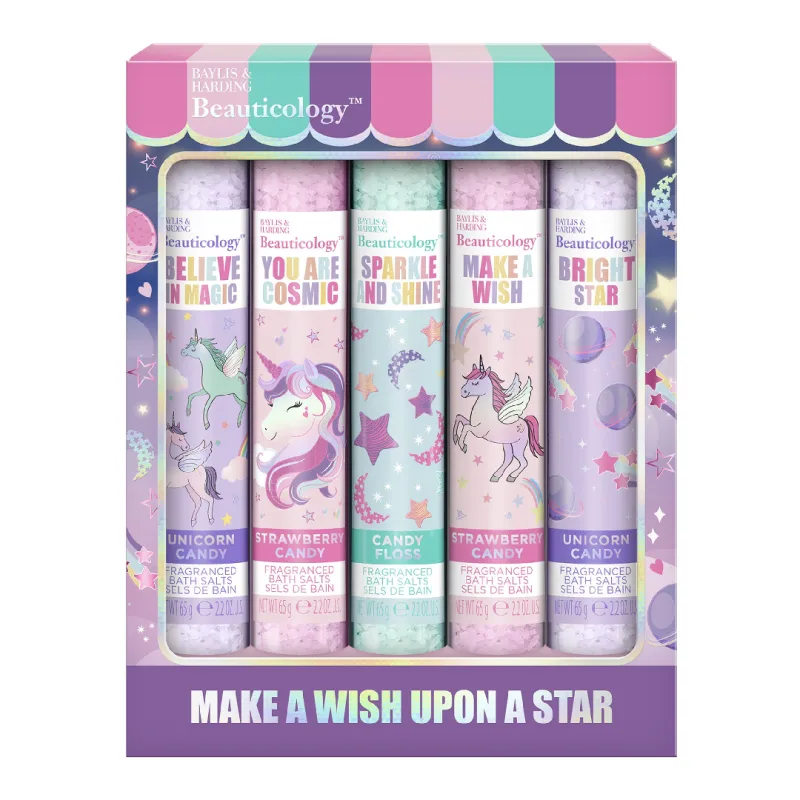 Set cadou saruri de baie Beauticology Cosmic, 5 piese, Baylis & Harding — preț și oferte