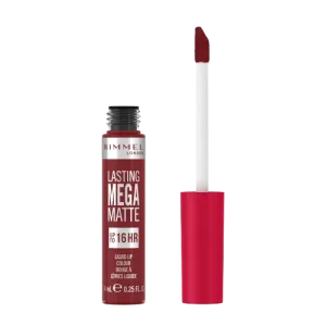 Ruj lichid Lasting Mega Matte 930 Ruby Passion, 7.4ml, Rimmel London ​