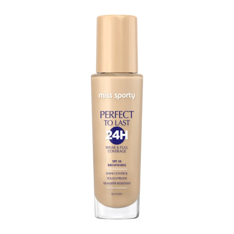 Fond de ten Perfect To Last 24H 10 Ivory, 30ml, Miss Sporty — preț și oferte