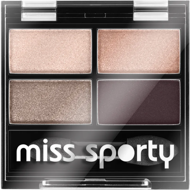 Paleta de farduri pentru pleoape Studio Color Quattro 408 Smoky Rose, 5g, Miss Sporty — preț și oferte