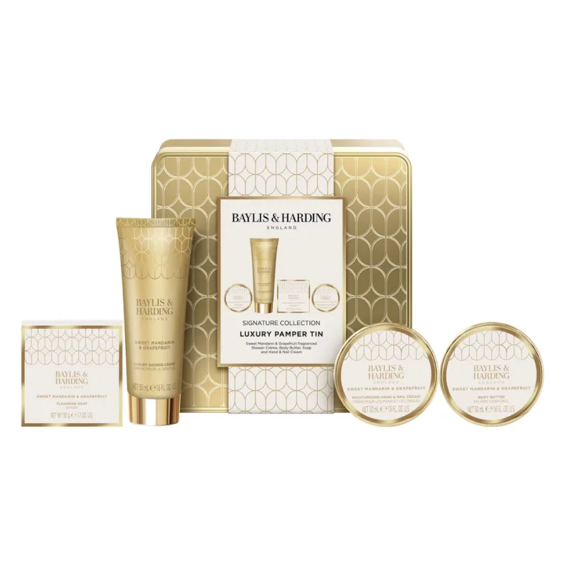 Set de ingrijire de lux Sweet Mandarin & Grapefruit, 4 piese, Baylis & Harding — preț și oferte