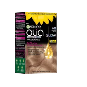 Vopsea de par permanenta fara amoniac 8.12 Iridescent Blonde Olia, 174ml, Garnier