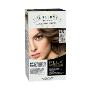 Vopsea permanenta Il Salone Plex Rebuilder Nr. 6.77 Dark Chocolate Blonde, 100ml, Alfaparf Milano Professional
