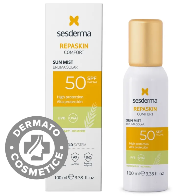 Mist cu protectie solara Repaskin Comfort Rozmarin, 100ml, Sesderma — preț și oferte