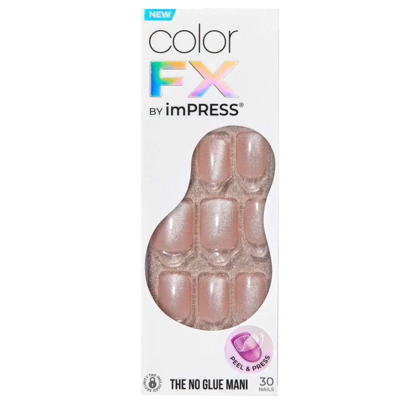 Unghii false Impress Color Fx Starstruck, 30 bucati, Kiss — preț și oferte