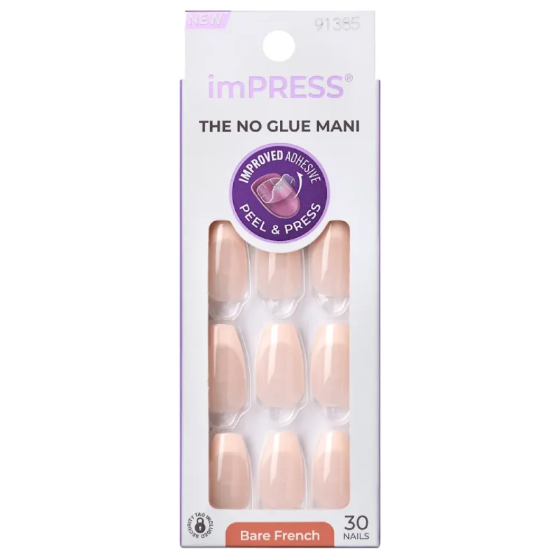 Unghii false Impress Nails Genuine, 30 bucati, Kiss — preț și oferte