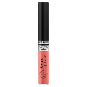 Gloss pentru buze Serum Naturally Perfect Peachy Pink 40, 2.3 ml, Miss Sporty
