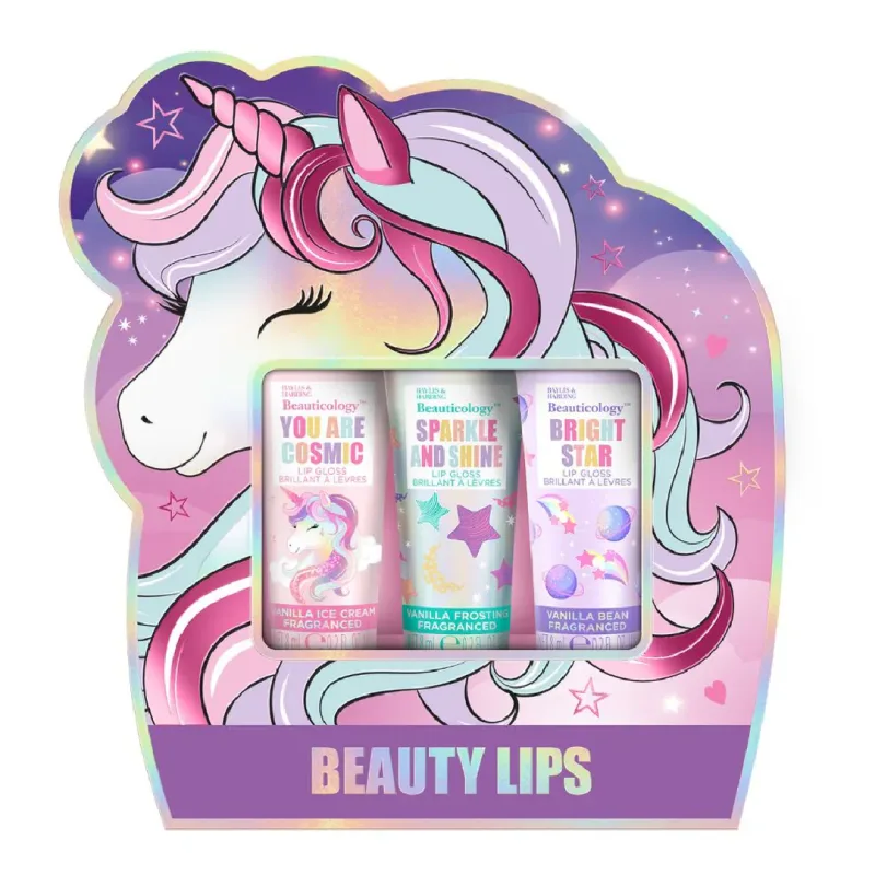 Set Lip Gloss Beauticology Cosmic Beauty, 3 piese, Baylis & Harding — preț și oferte