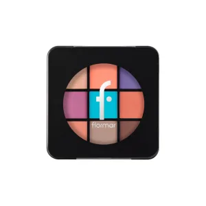 Paleta farduri de pleoape No. 08 Rainbow, 9g, Flormar