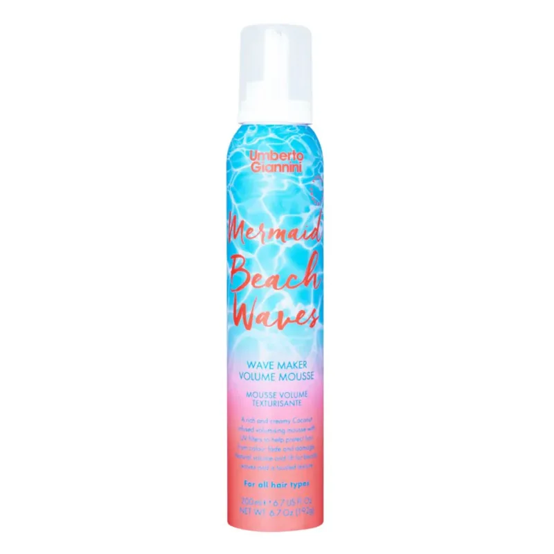 Spuma pentru volum si texturarea parului Mermaid Beach Waves, 200ml, Umberto Giannini — preț și oferte