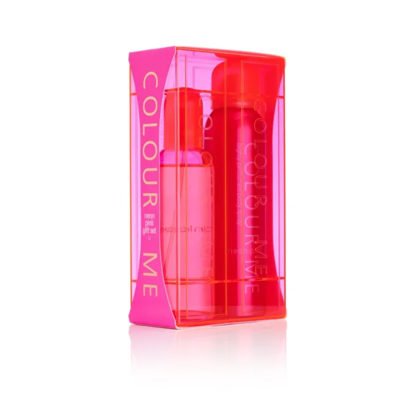 Set Apa de parfum Neon Pink 100ml + Spray de corp Colour Me 150ml, Milton-Lloyd Fragrances — preț și oferte