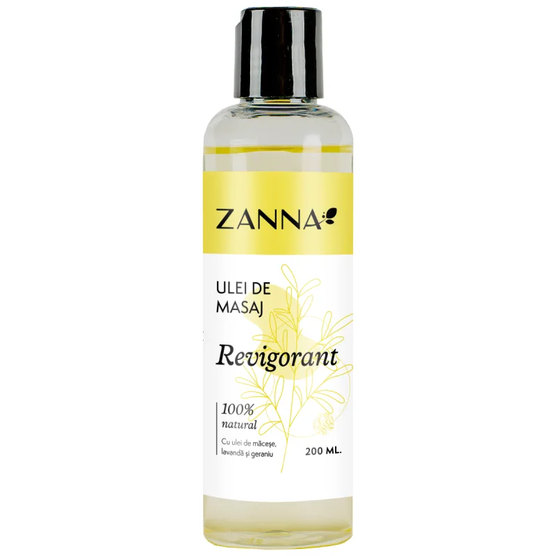Ulei de masaj Revigorant, 200ml, Zanna — preț și oferte