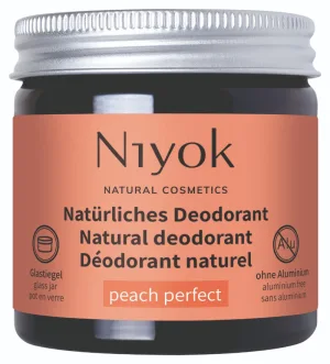 Deodorant crema 100% natural cu aroma de Peach, 40ml, Niyok