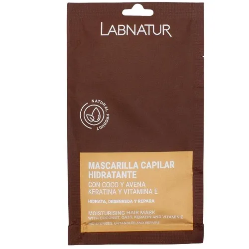Masca de par cu Keratina Nuca de cocos si Ovaz, 20ml, LabNatur — preț și oferte