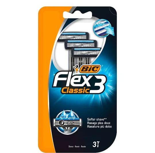 Pachet Aparat de ras Flex 3 Hybrid, 3 bucati, BIC — preț și oferte