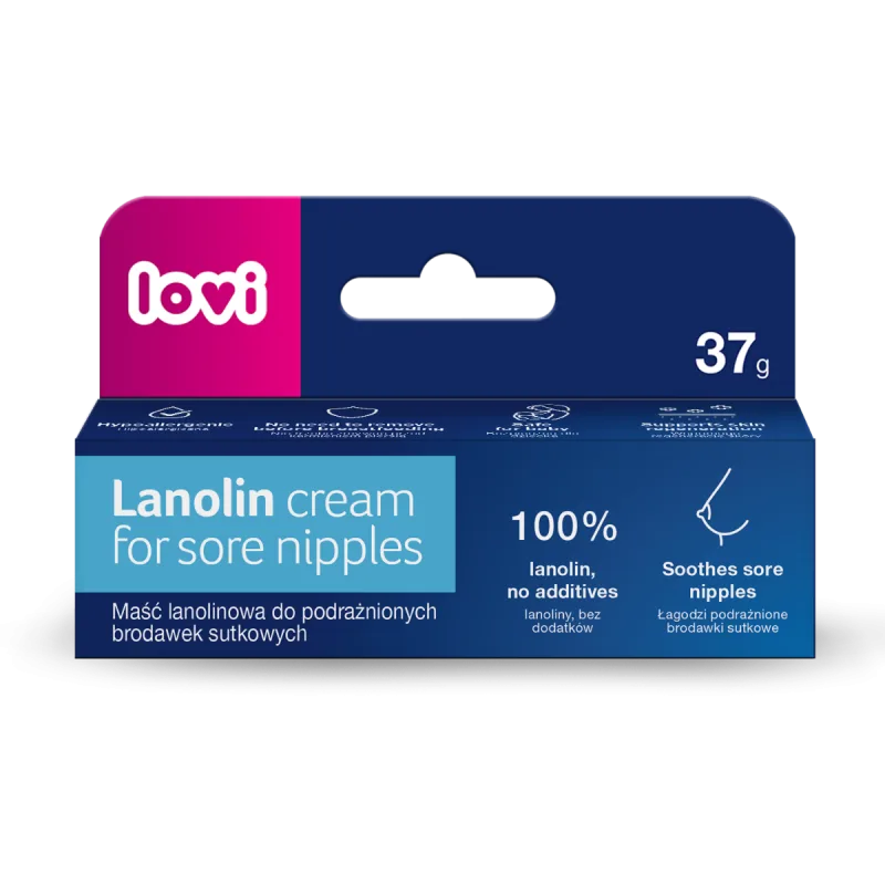 Crema cu lanolina pentru mamelon 14/001, 37g, LOVI — preț și oferte