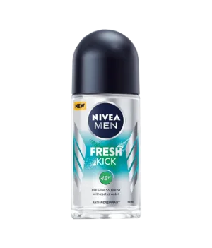 Deodorant roll-on pentru barbati Fresh Kick, 50ml, Nivea