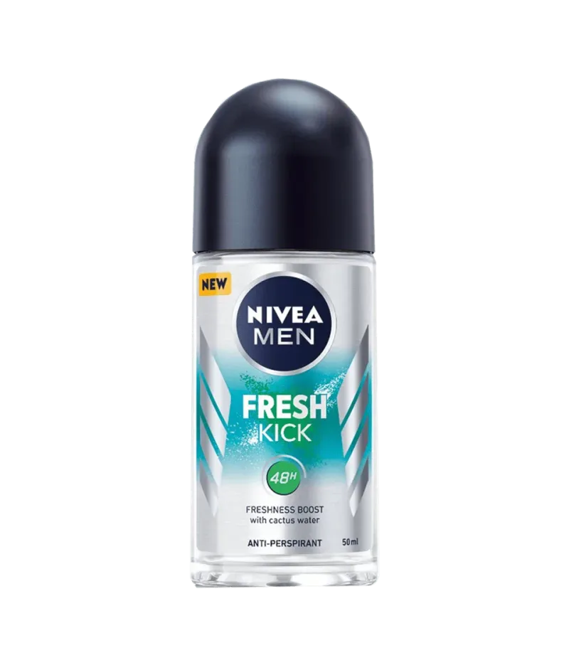 Deodorant roll-on pentru barbati Fresh Kick, 50ml, Nivea — preț și oferte